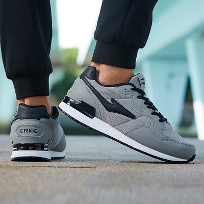 

Hongxing Erke sneakers casual shoes Agan shoes shoes mens shoes breathable mesh casual running shoes 51183120070 in gray 44