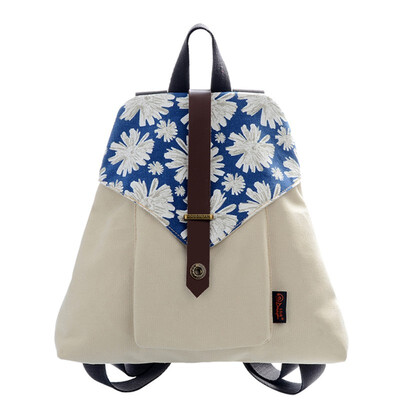 

Canvas backpack female Korean version of the casual trend printing college wind student bag