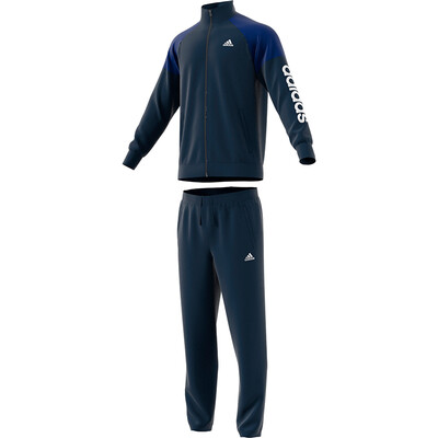 

Adidas adidas sports suit mens casual feet pants spring&autumn running coat net feather jacket ball suit badminton wear blue L code CZ7849