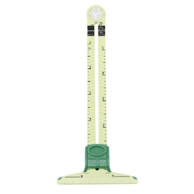 

15cm Sewing Gauge "T" Gauge Sewing Ruler 5-in-1 Sliding Gauge Multi-functional Patchwork Plastic Ruler Measuring Tool Caliper Sewi