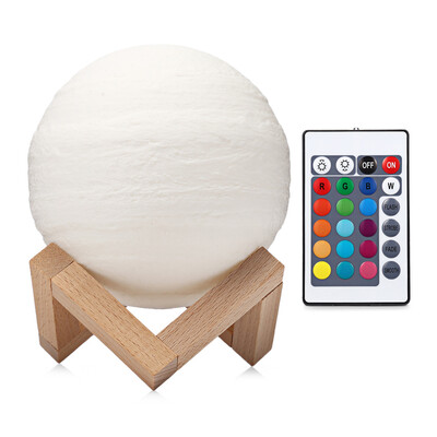 

3D Printing Planet Light Night Lamp Remote Control for Bedroom