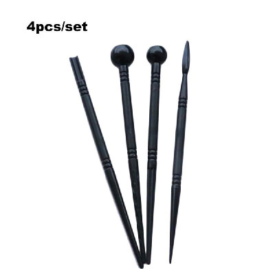 

4pcsset DIY Cake Fondant Carving Tools Modeling Embossing Pattern Cake Flower Textures Stick Clay Sculpting Baking Decoration Pen