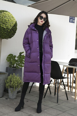 

Add fat size womens dress 200 jin fat sister winter wear new Korean fashion show thin extended down jacket