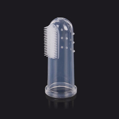 

Soft Silicone Pet Finger Toothbrush Dog Tooth Brush Oral Teeth Cleaning Tool