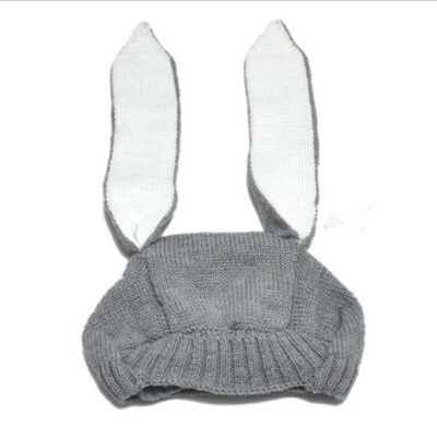 

SUNSIOM Bunny Rabbit Beanie Hat Baby Girls Boys Toddler Crochet Knit Winter Earflap Cap