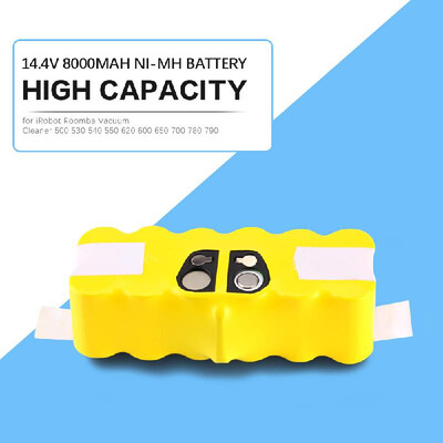

High Capacity 8000mAh 144V Battery for iRobot Roomba Vacuum Cleaner 500 530 540 550 620 600 650 700 780 790