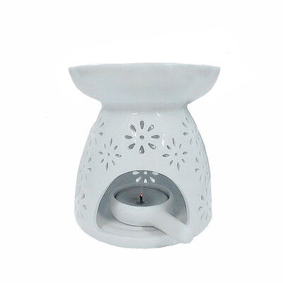 

XIANGSHININGYUAN Tang Feng White Aromatherapy Furnace Aromatherapy Furnace Essential Oil Furnace Incense Burner L72