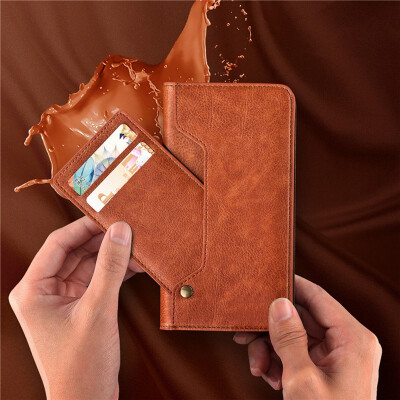 

Wallet Cases For iPhone 6 Plus Phone Case Luxury Leather Detachable New Multifunction Mini With Card Pocket