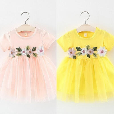 

Newborn Toddler Infant Baby Kid Girls Dress Clothes Tutu Tulle Princess Dress