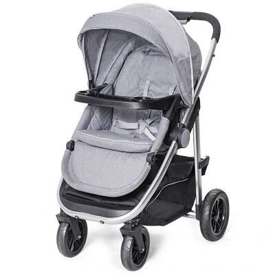 

Aluminum Lightweight Foldable Baby Stroller-Gray