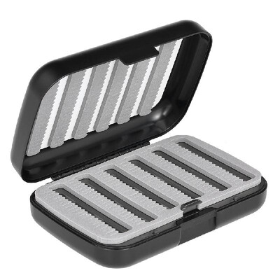 

Two Layer Four Side Fly Box Easy Grip Foam Portable Pocket Fly Fishing Flies Box Case