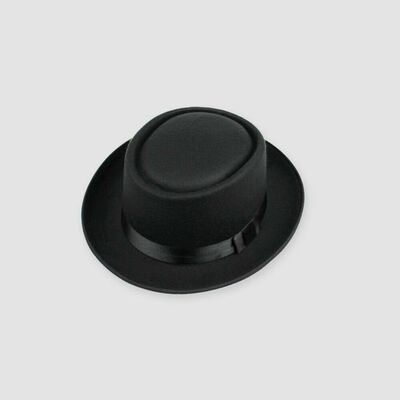 

BRITISH STYLE BREAKING BAD PORKPIE CLASSIC TRILBY TEXTURED HAT CAP MENS PORK PIE