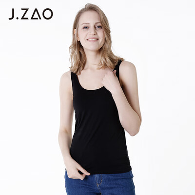 Beijing Tokyo made JZAO ladies vest bra moisturizing factor sleeveless fit Slim black