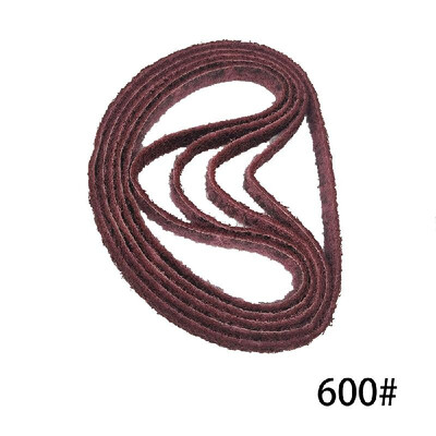 

10 PCS 533 x 10mm 600 Grits Polishing Nylon Belt Sand Belt for Stainless Steel Wood Polishing Deburring