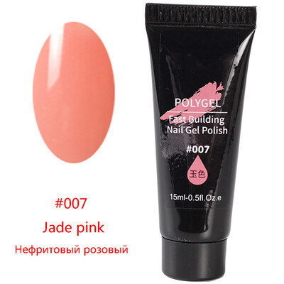 

15ML UV Gel Poly Gel Nails Polygels Nails Builder Poligel Nails Kit Extension Acrylic Nail Art Crystal UV Resin Builder Gellak