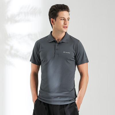 

Columbia POL shirt new mens breathable&quick-drying sports&leisure outdoor short-sleeved T-shirt AE6082 053