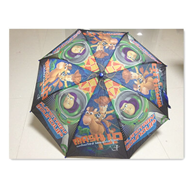 

2018 new ice romance childrens lace foldable curved handle umbrella primary school umbrella