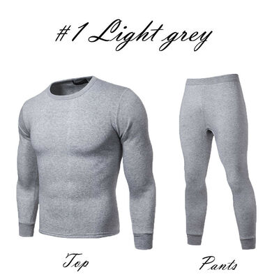 

2pcsSet Mens Warm Thermal Casual Long Johns Tops BottomPants Underwear