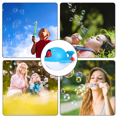 

Dolphin Cartoon Electric Bubble Machine Blower Make Party Outdoor Toy For Kids
