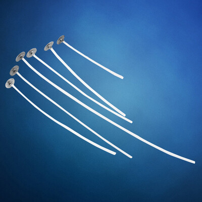 

100Pcs 81012141520cm Candle Wicks Pre Waxed w Sustainer Cotton Core DIY Low SmokeWicksNatural