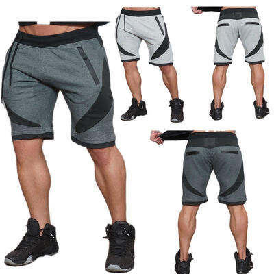 

HOT Summer Men Cotton Shorts Pants Gym Trousers Sport Jogging Trousers Shorts