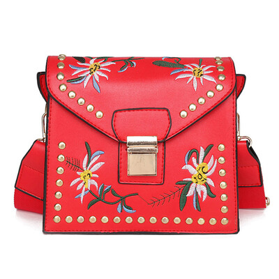 

Tailored Fashion Women Embroidery Ethnic Style Shoulder Bag Phone Bag Crossbody Bag