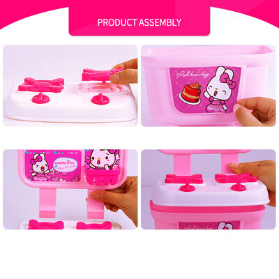 

Siaonvr New Christmas Children Gift Play Kitchen Set Kids Pretend Toy Cooking Food Toys