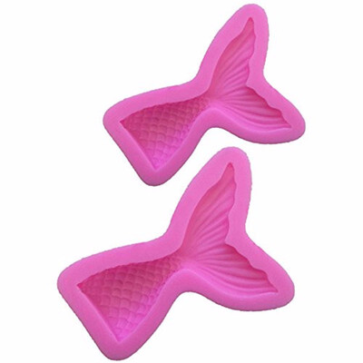

2PCS DIY Mermaid Tail Silicone Mold Fondant Cake&Chocolate Candy Molds