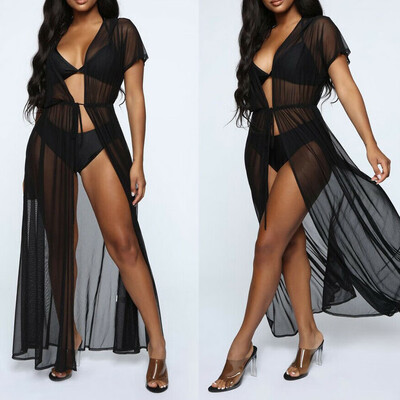 

Women Summer Chiffon Bikini Cover Up Swimwear Bathing Suit Beach Dress Long Maxi
