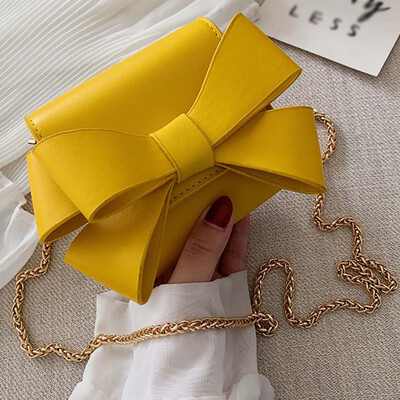 

Tailored Womens Fashion Diagonal Shoulder Bag Bow Handbag Casual Bag Shoulder Bag