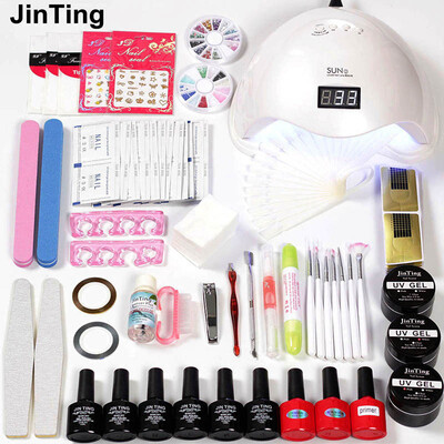 

Nail LED Dryer Lamp 6W USB or 48W Led Lamp Kit 6pcs Nail Polish&Uv Building Gel Paint Gel for Nails Set for Manicure