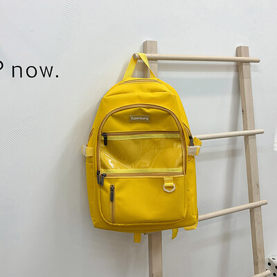 

Tailored Fashion Women Oxford Letter Backpack Large Capacity Bags Package Shoulder Bags