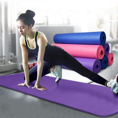 

Yoga Mat EXTRA THICK 6mm 173cm x 60cm Non Slip ExerciseGymCampingPicnic