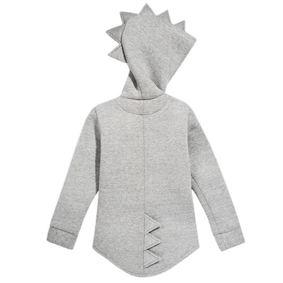 

Childrens Kid Baby Outerwear Jacket Dinosaur Style Hooded Headwear Coat Clothes