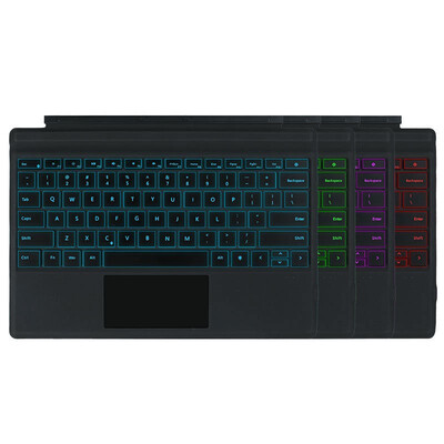 

Surface backlight bluetooth keyboard surface pro34 pro2017 touch 7 color light bluetooth keyboard