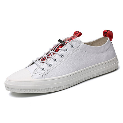 

White shoes mens summer 2018 new casual trend flat mens shoes Korean version of the wild fashion shoes