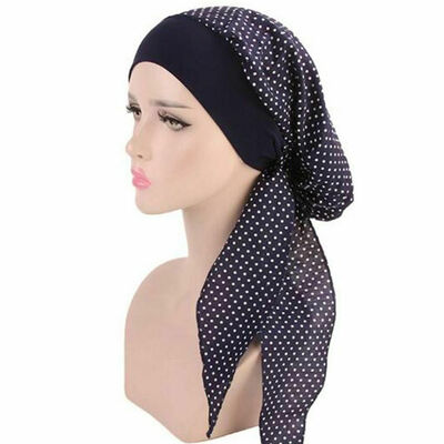 

Womens Muslim Beanie Turban Hat Head Scarf Wrap Chemo Bandana Hijab Cap