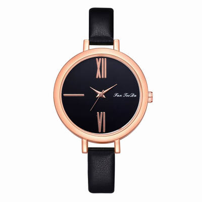 

Fanteeda FD114 Women Fashion Leather Band Quartz Wrist Watch