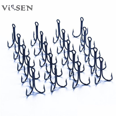 

Vissen anzuelos pesca mosca triple Fish hooks100 PCsbag Fishing Hook High Carbon Steel Treble Hooks Fishing Tackle 4 4-6