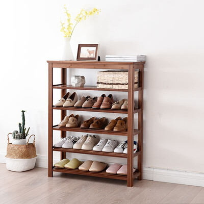 

XIAOZHUJIANG New brown flat rack 80 long multi-layer simple household shoe 4215