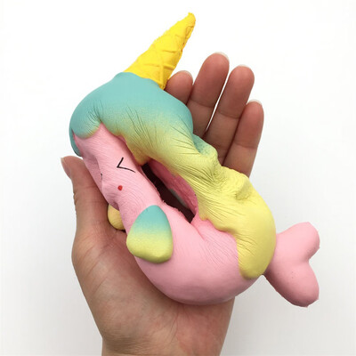 

Gotoamei Adorable Unicorn Doughnut Scented Charm Slow Rising Squeeze Stress Reliever Toys