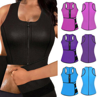 

Women Sauna Sweat Waist Trainer Vest Shaper Slim Adjustablet Belt Corset UK