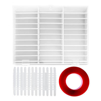 

Greensen Manicure Durable Nail Art Box Nail Tips Storage Display Rhinestones Decoration Container