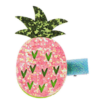 

Cute Fruit Sequins Hairpins Girls Princess Hairclip Duckbill Clamp Props