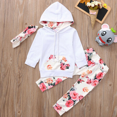 

Toddler Kid Baby Girl Halloween Skirt Tops Party Sets Hat Pumpkin Print Clothes