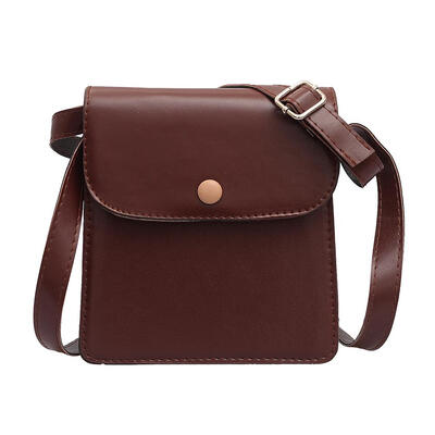 

Shoulder Crossbody Handbags Solid Color Women Leather Small Messenger Bags