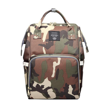 

Waterproof Mummy Diaper Bags Camo Print Backpack Large Capacity Baby Care