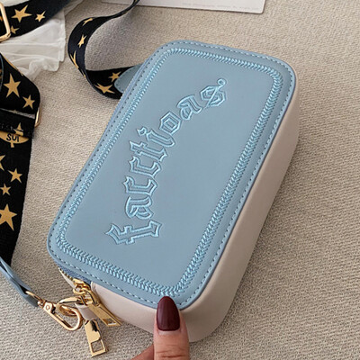 

Leisure slanting small bag small square girl 2019 new fashion forest system broadband simple single shoulder bag