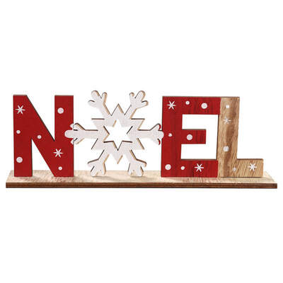 

Wooden Letters Sign Santa Claus Snowman Snowflakes Christmas navidad Party Home Decorations Xmas Gift