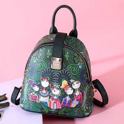 

Tailored Women Forest Girls Pattern Large-Capacity Backpack Student Shoulder School Bag